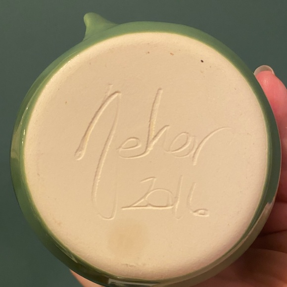 Neher Clay in Motion Mossy Creek Pottery Hand Warmer Mugs - Set of 2 - Picture 7 of 8